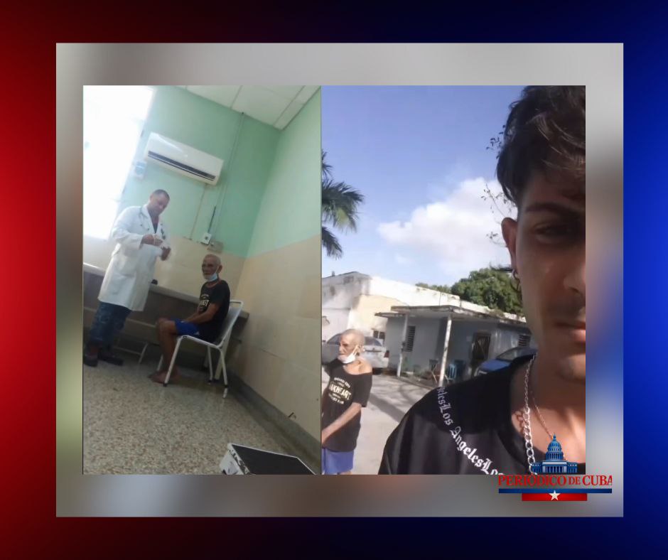 Indignación en Cuba por video que muestra a un joven auxiliando a un hombre desmayado mientras policías no intervienen en La Habana