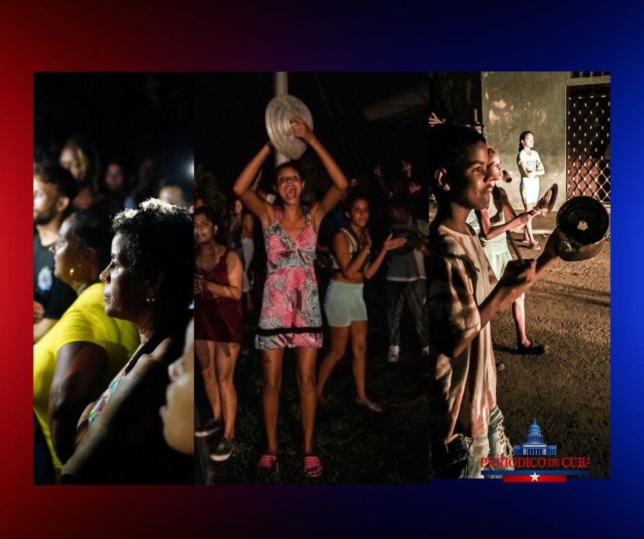 Protestas en Guanabacoa tras apagón: vecinos gritan “¡Abajo el comunismo!”