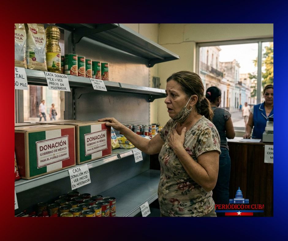Escándalo en Cuba: denuncian venta de donaciones mexicanas en tiendas TRD Caribe