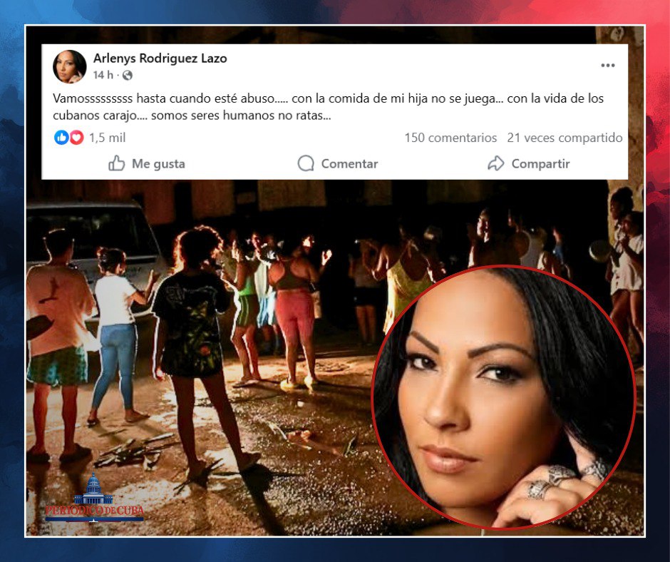 “Hasta cuándo este abuso”: la cantante Arlenys Rodríguez respalda los cacerolazos y protestas nocturnas en La Habana