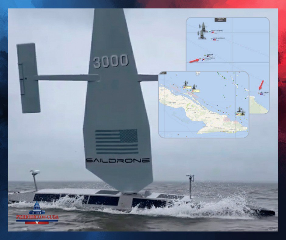 Drones marítimos de la operación Southern Spear operan al norte de Cuba en medio del mayor despliegue militar de EE. UU. en el Caribe