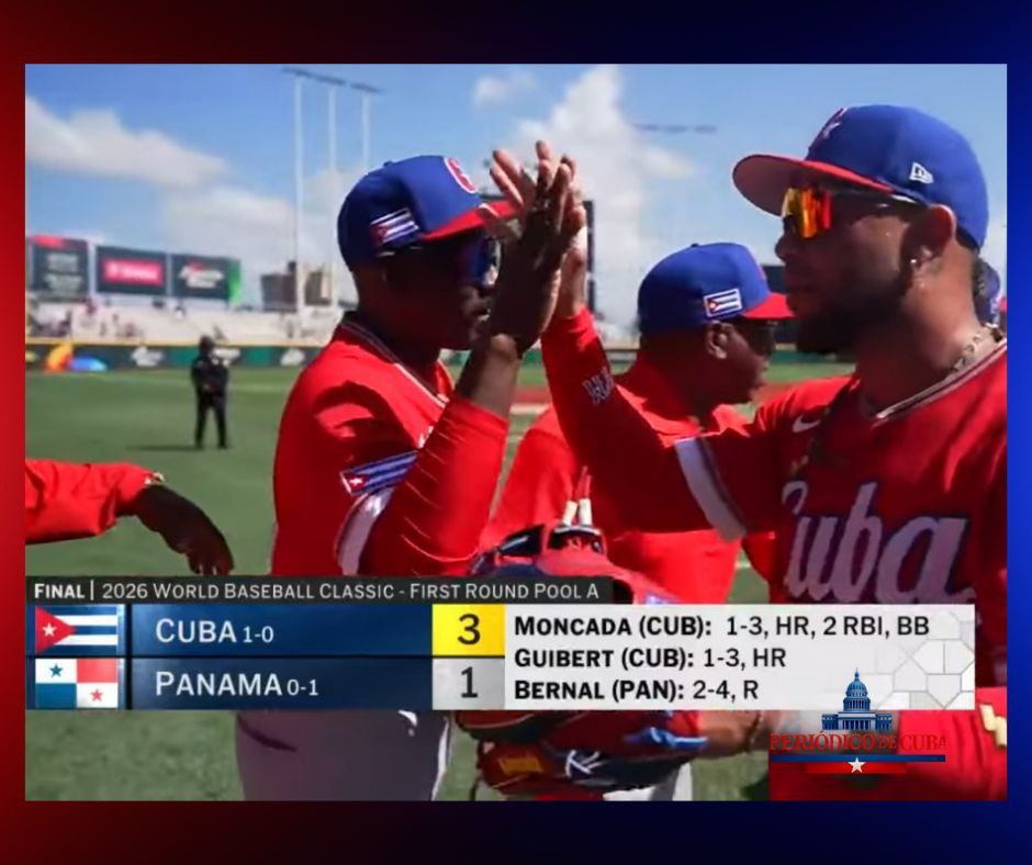 Cuba vence 3–1 a Panamá en su debut en el World Baseball Classic 2026