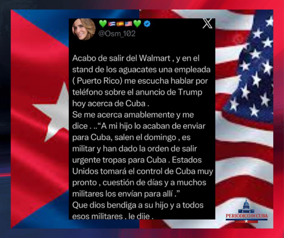 Un testimonio viral afirma que EE. UU. enviará tropas a Cuba, pero no hay confirmación oficial