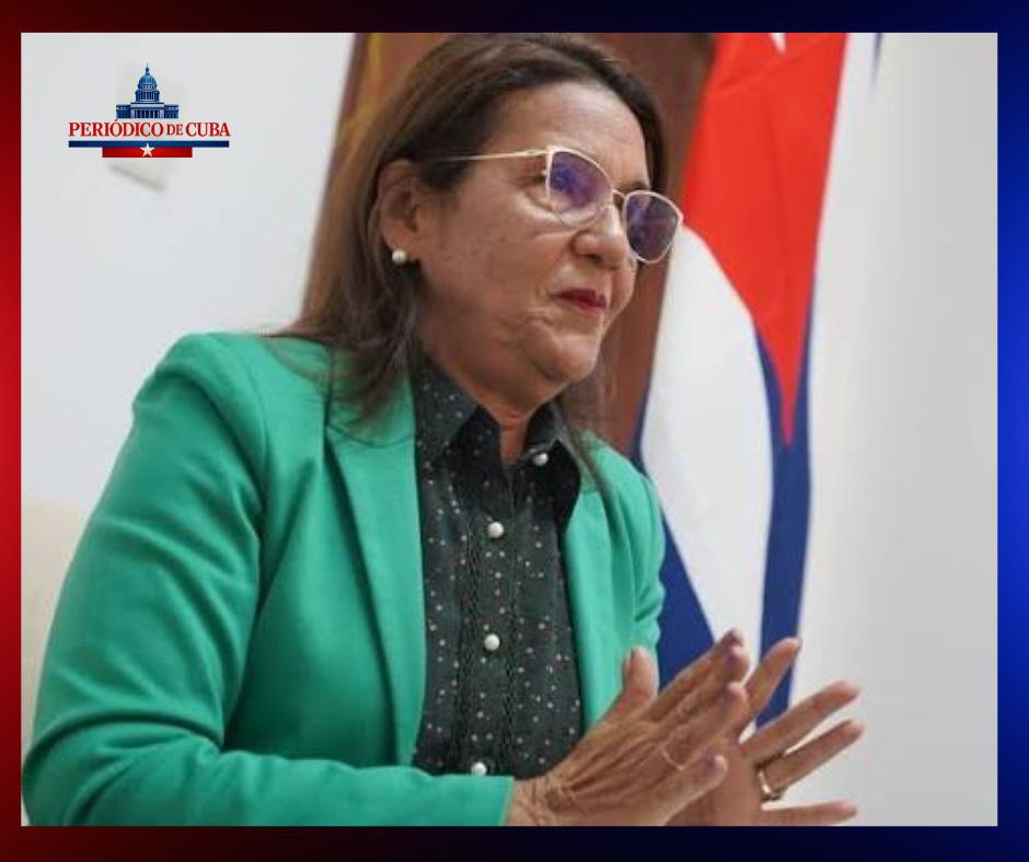 Embajadora Elba Rosa Pérez Montoya afirma que Cuba no cederá en su modelo político pese a la crisis energética
