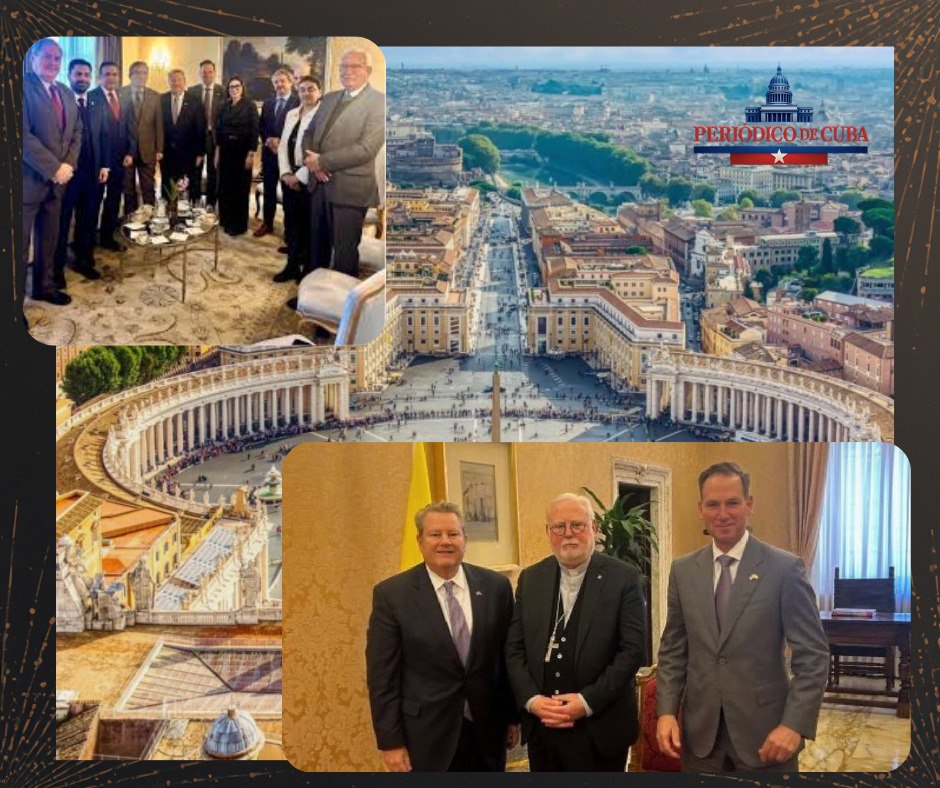Reunión diplomática en Roma aborda la crisis cubana con apoyo regional y del Vaticano