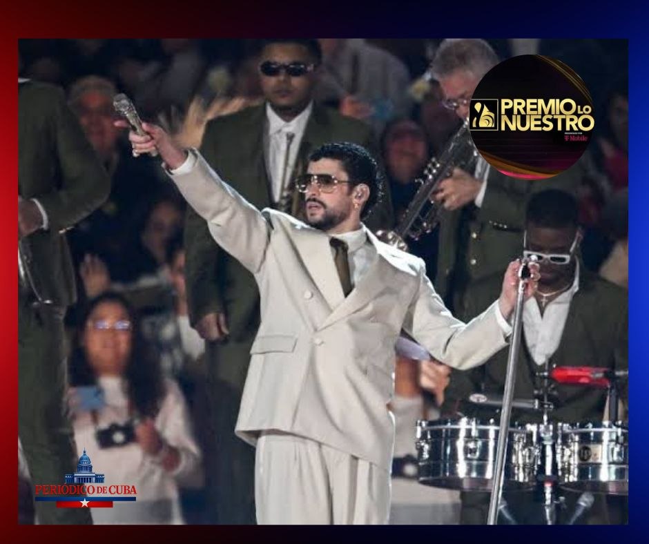 Bad Bunny arrasa en Premio Lo Nuestro 2026 con seis galardones en Miami
