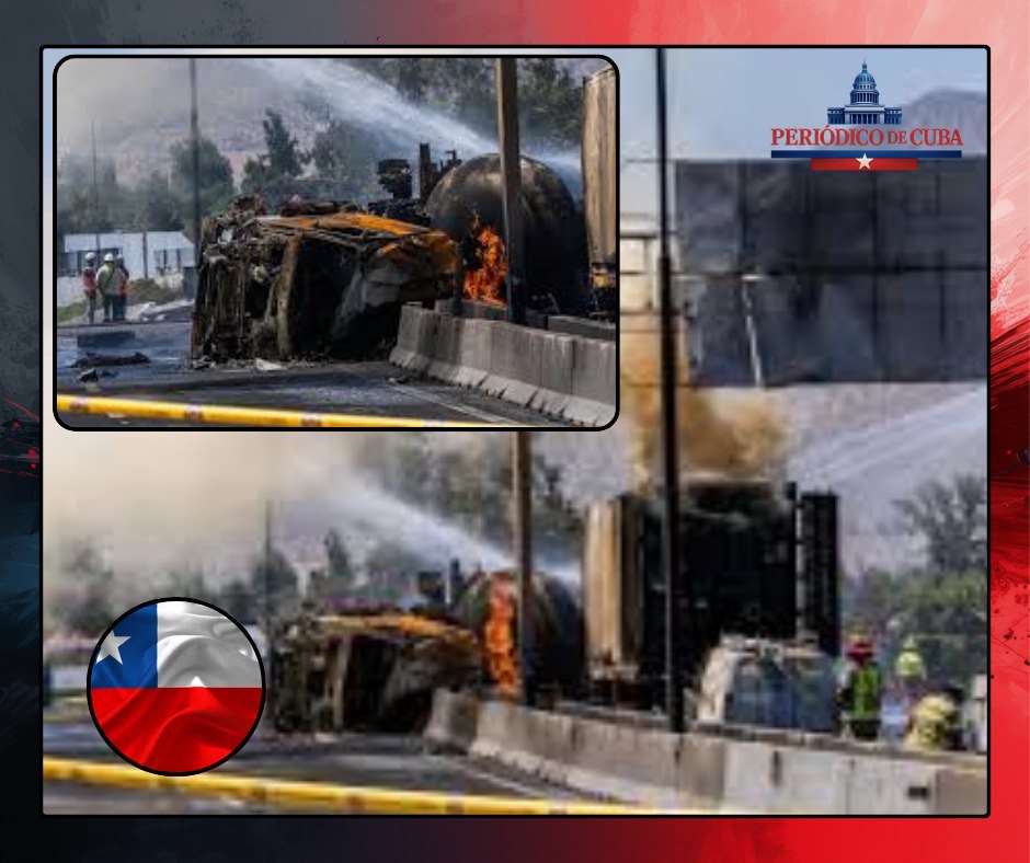 Explosión de camión cisterna en Renca deja 4 muertos y 17 heridos en una de las peores tragedias viales de Chile