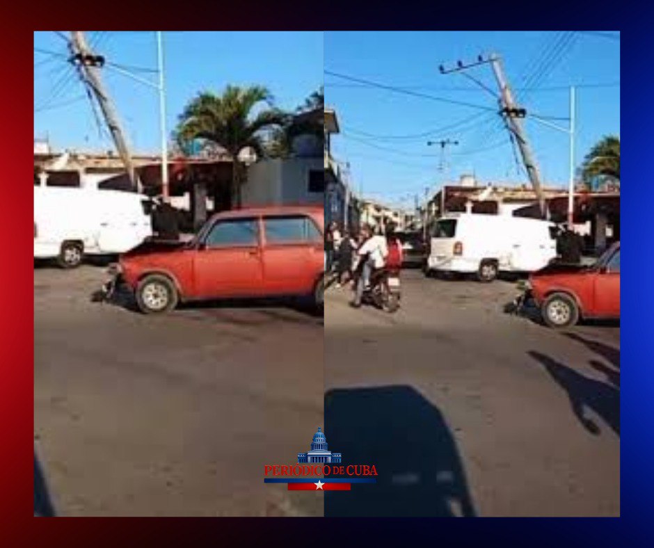 Accidente en Pinar del Río deja una joven lesionada tras choque entre un Lada y una van