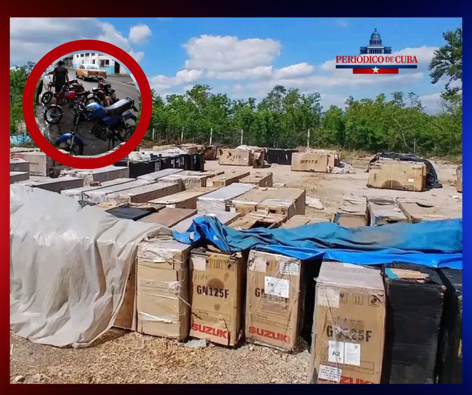 Denuncian acumulación de motocicletas retenidas en aeropuerto de Santiago de Cuba