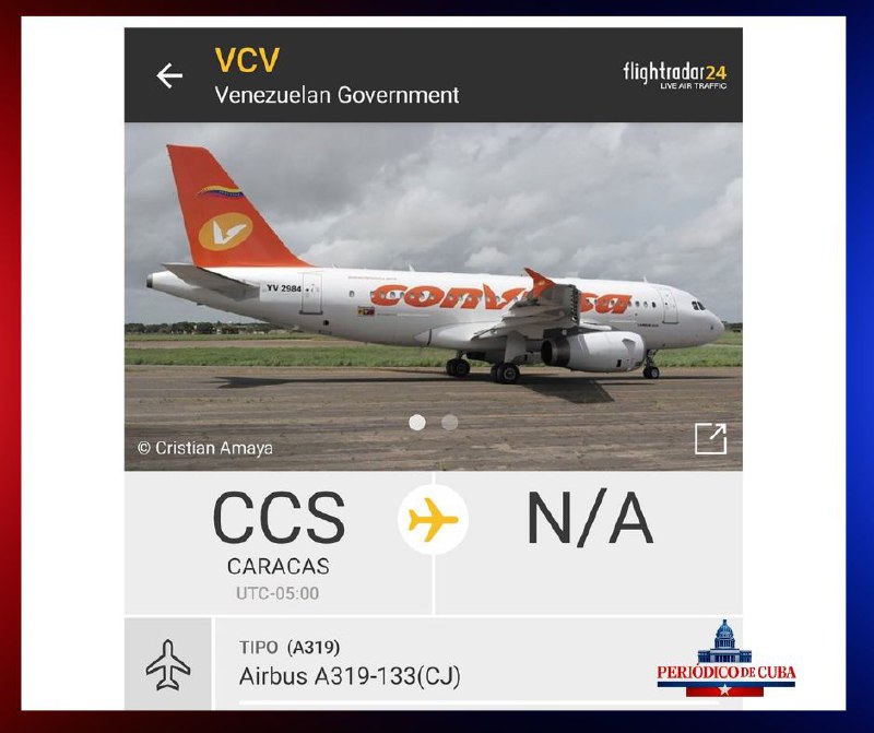 Vuelo presidencial Venezuela–Cuba: Airbus YV1004 genera sospechas por falta de transparencia
