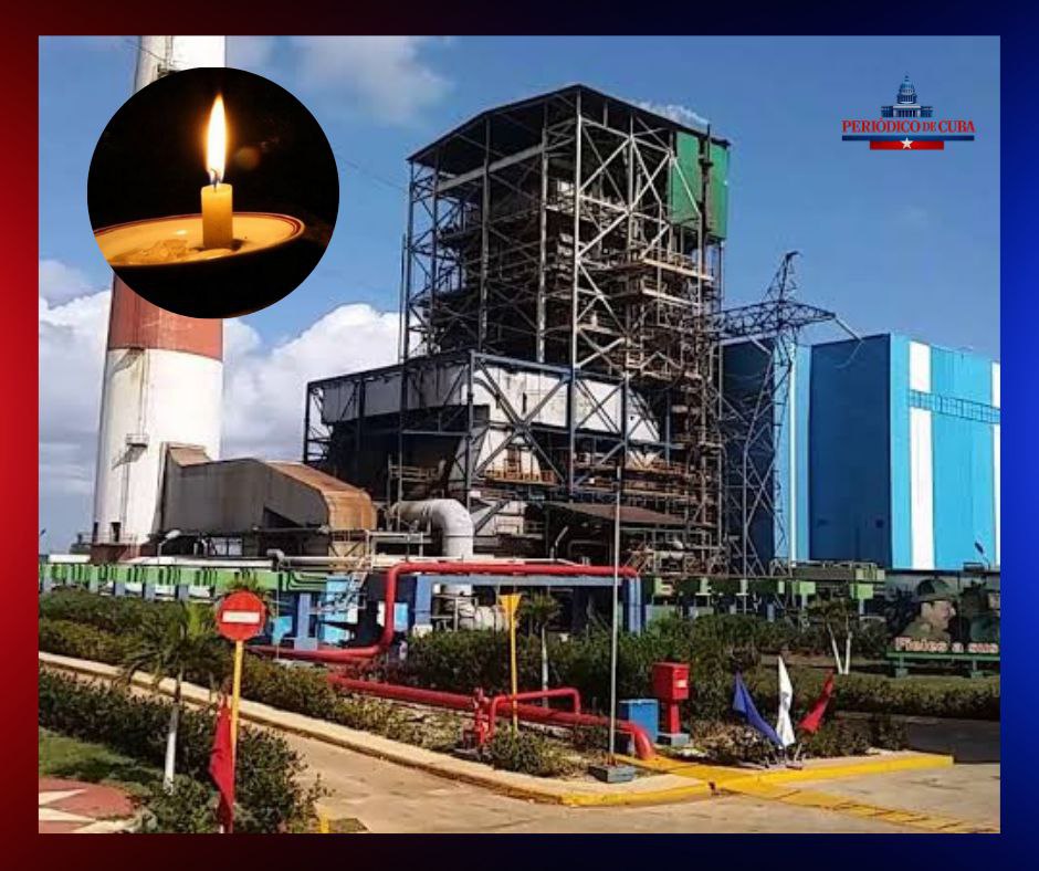 Crisis energética en Cuba: salida de la termoeléctrica Guiteras agrava apagones