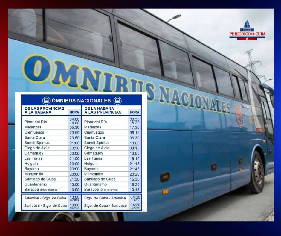 Ómnibus Nacionales publica nueva programación de viajes en medio de la crisis energética