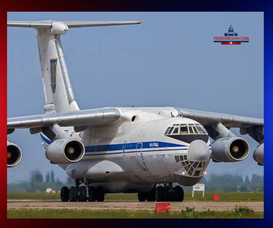 Avión militar ruso Ilyushin Il-76 aterriza en Cuba en medio de tensiones con EE.UU.