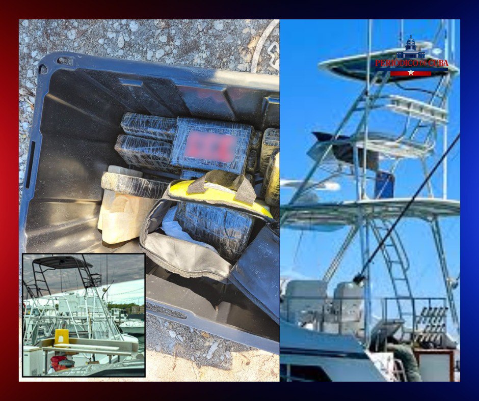 Arrestan en Miami a capitán de embarcación con más de 22 kilos de cocaína