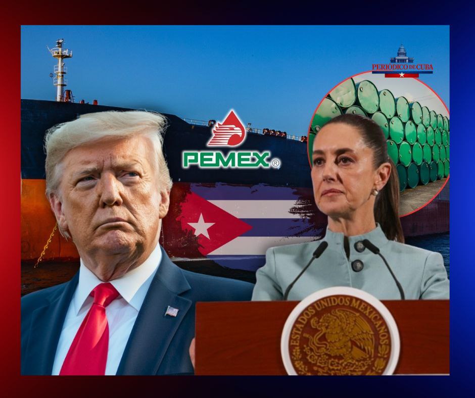 Trump asegura que México suspendió envío de petróleo a Cuba