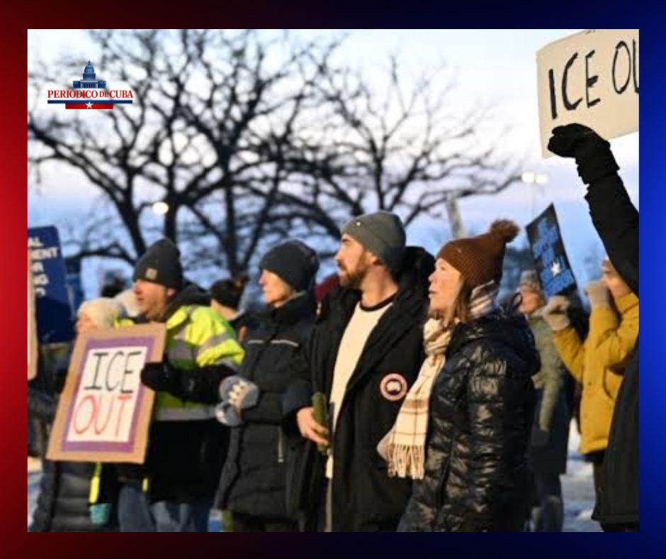 Protestas masivas en Minneapolis tras muertes en operativos de ICE
