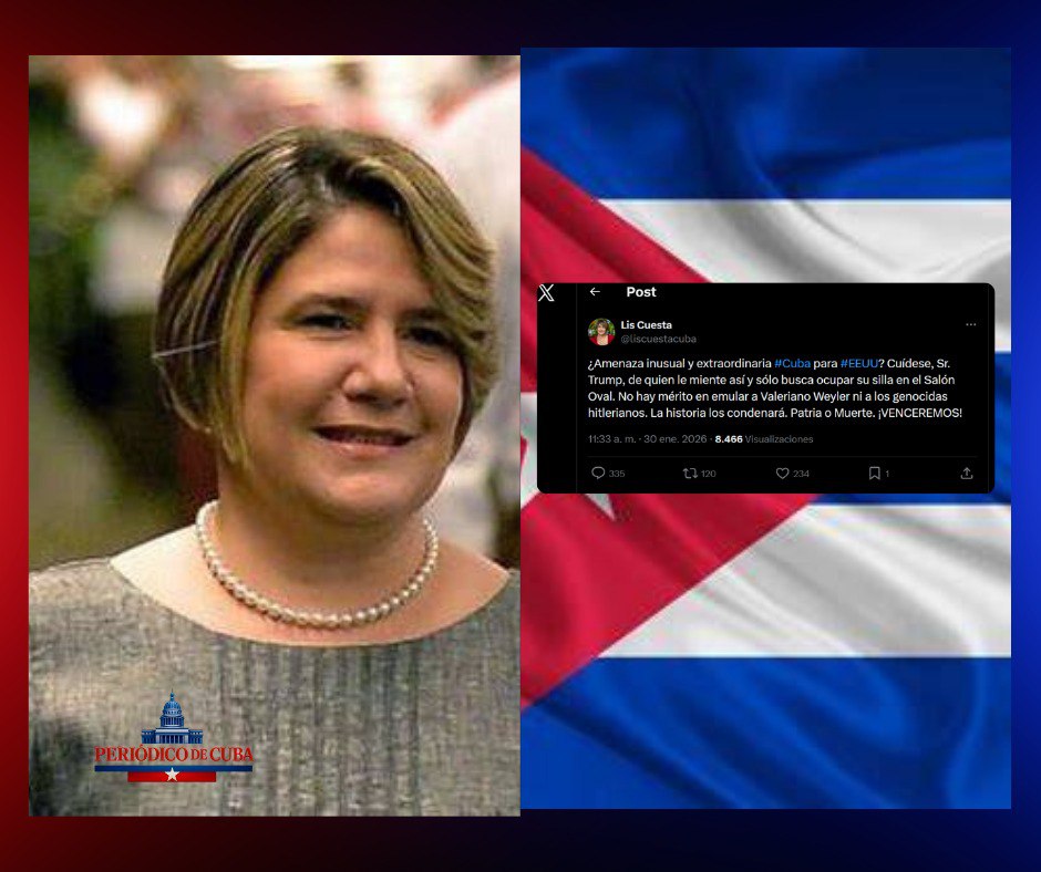 Lis Cuesta responde a Trump por aranceles con mensaje cargado de simbolismo histórico