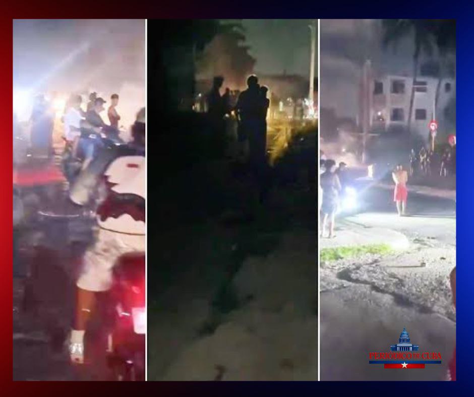 Protestas en Los Pocitos, Marianao, por segundo día consecutivo ante apagones y escasez de alimentos