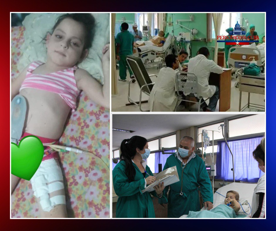 Niña cubana necesita catéter pediátrico para hemodiálisis en medio de emergencia médica
