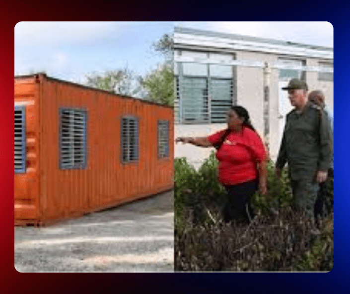Cuba convierte más de 3,500 contenedores en viviendas ante el colapso constructivo