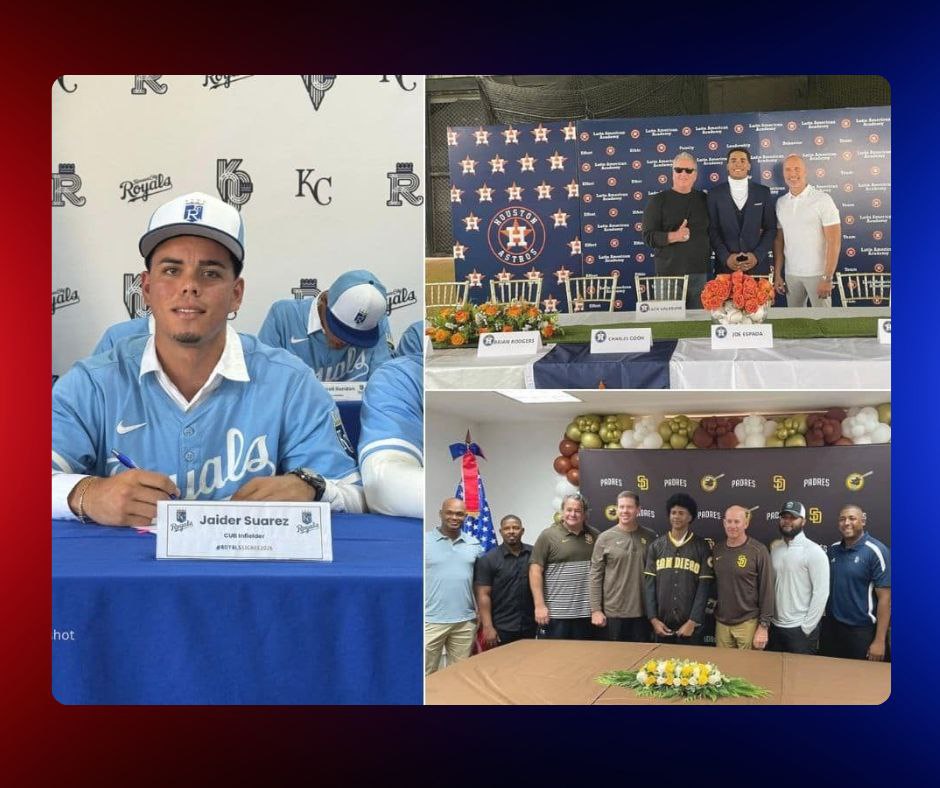 Cinco jóvenes peloteros cubanos firman contratos con equipos de Grandes Ligas