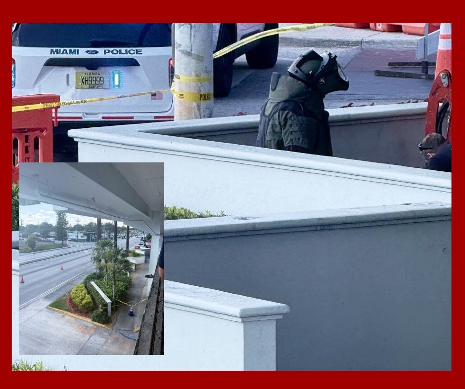 Miami activa protocolo de emergencia tras hallazgo de paquete sospechoso cerca de Ocean Bank
