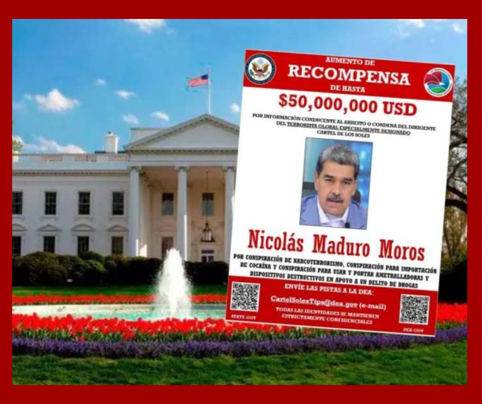EE.UU. ofreció 50 millones de dólares por la captura de Nicolás Maduro y activa la recompensa tras su detención