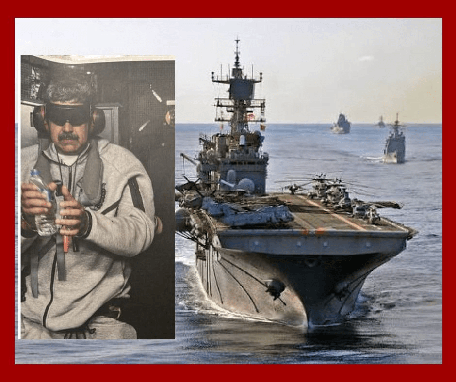 Trump publica la primera foto de Nicolás Maduro detenido a bordo del USS Iwo Jima