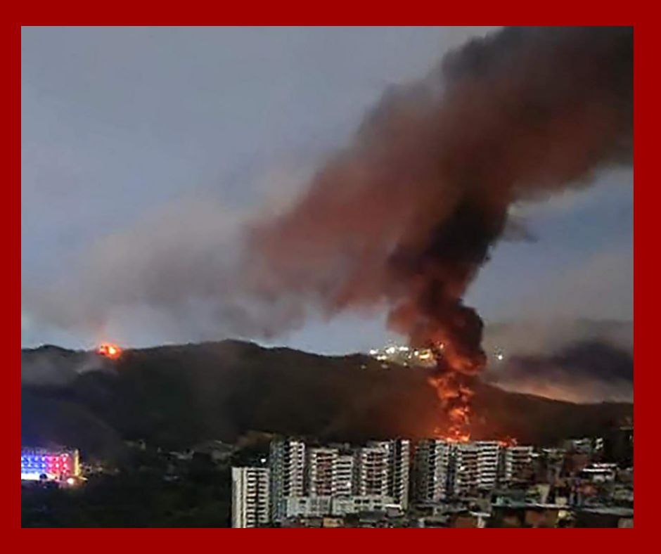 Explosiones sacuden Caracas tras ataque de Estados Unidos; el régimen denuncia “agresión militar”
