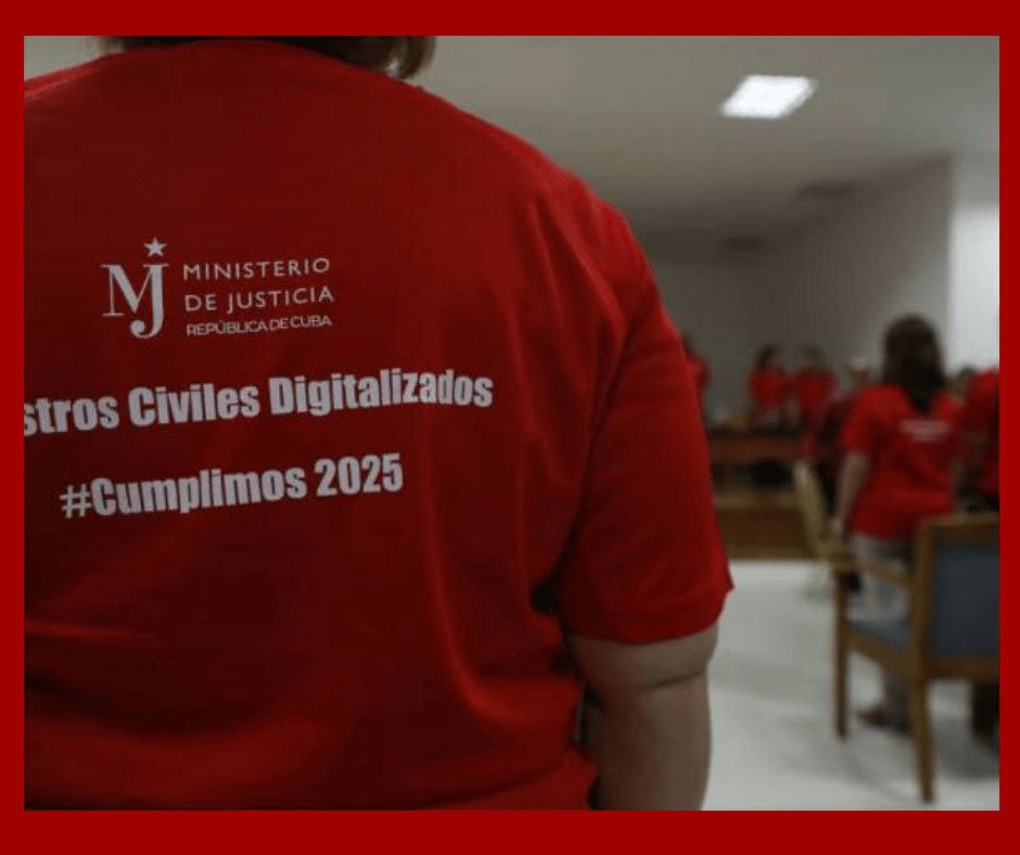 Cuba culmina digitalización del Registro Civil con más de 37 millones de folios