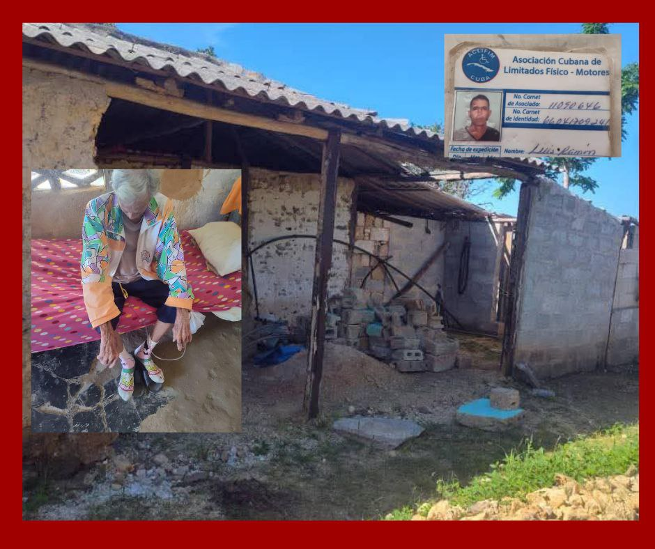 Familia vulnerable en Holguín denuncia abandono institucional tras el paso del huracán Melissa
