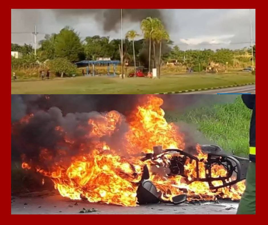 Incendio de moto eléctrica en La Habana: alarma vecinal por baterías de litio