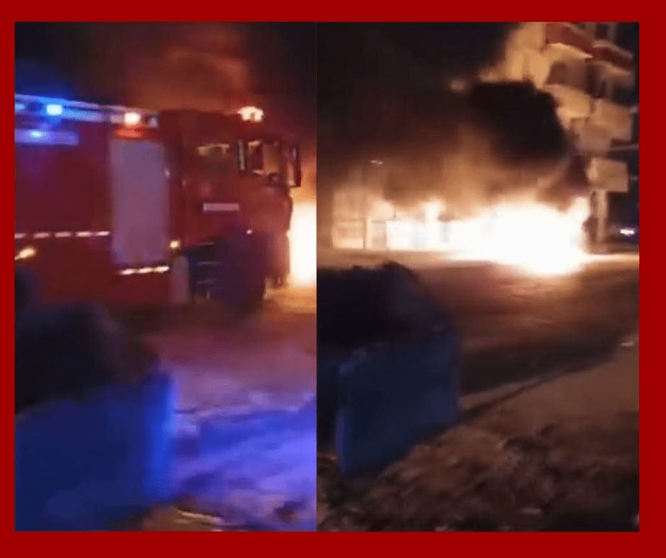 Incendio en La Habana: auto reducido a cenizas y críticas a bomberos por falta de recursos