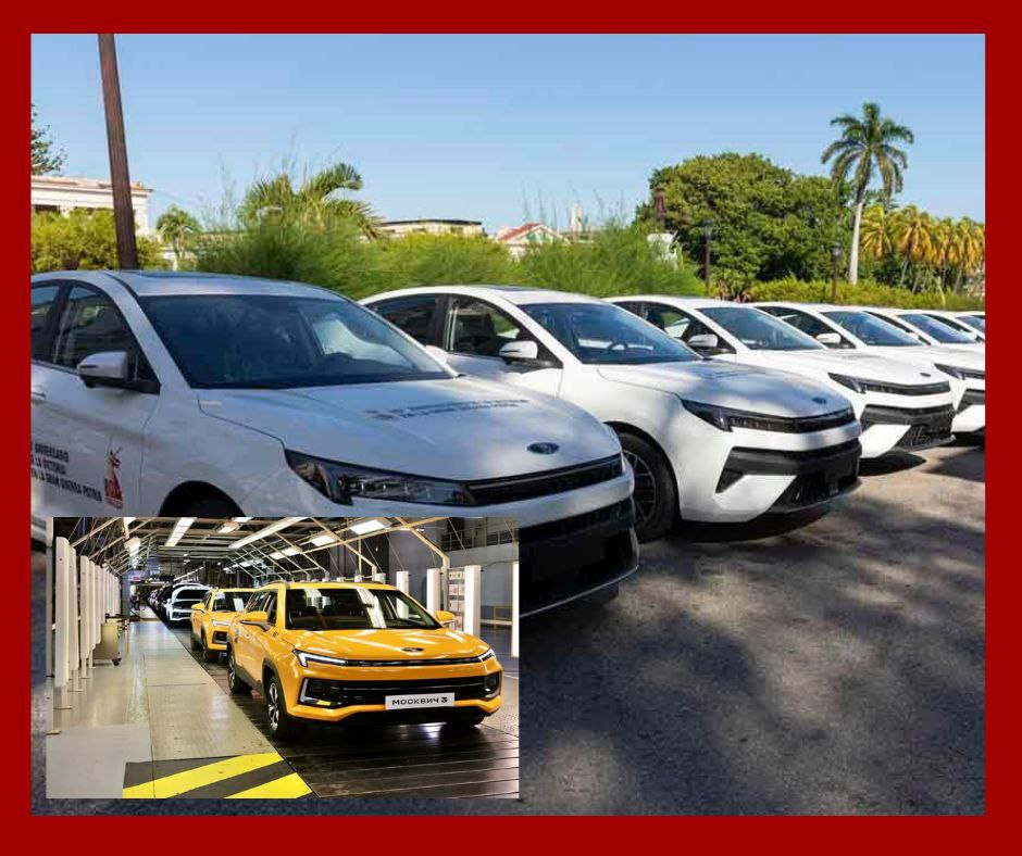 Moskvich rusos llegan a La Habana en medio de crisis del transporte público