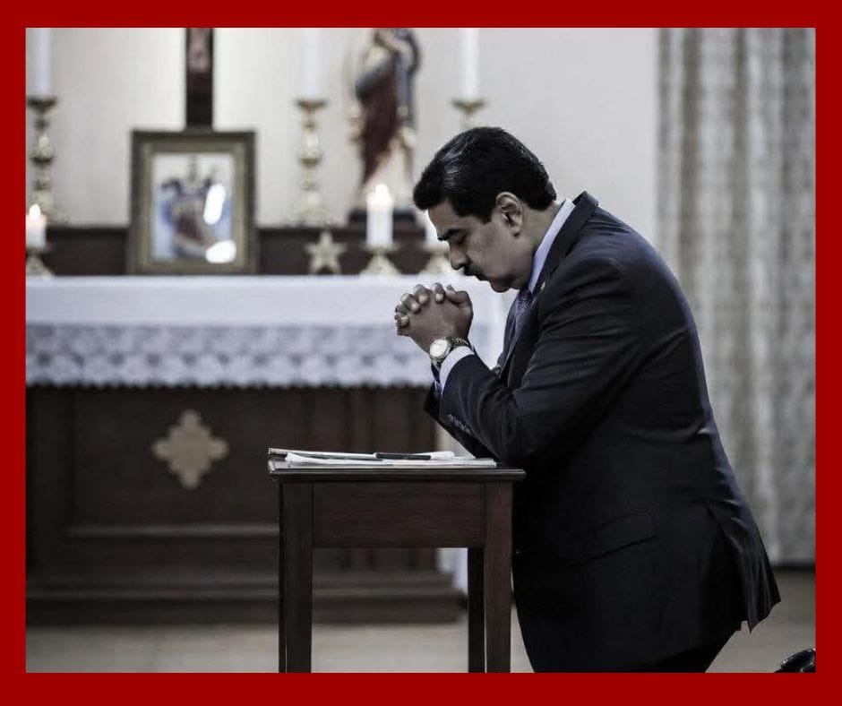 Discurso religioso de Maduro en Miraflores declara a Jesucristo como “dueño de Venezuela”