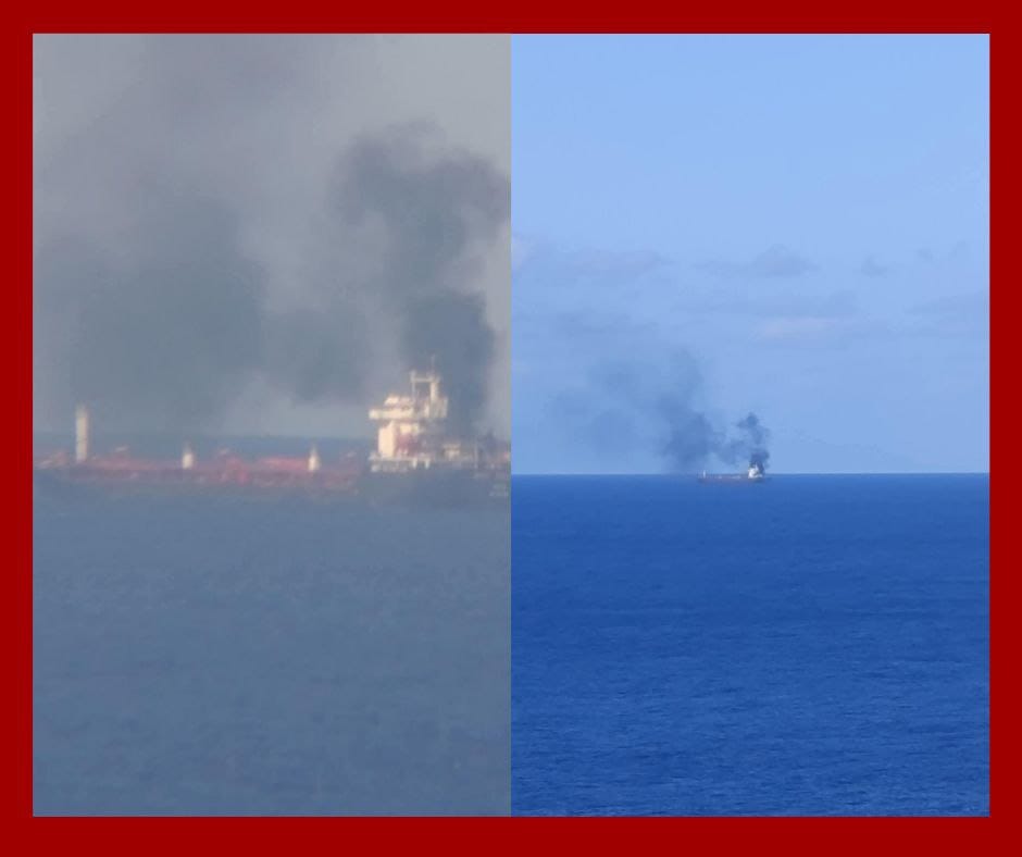 Incendio en barco frente al Malecón de La Habana genera alarma y expone deterioro marítimo