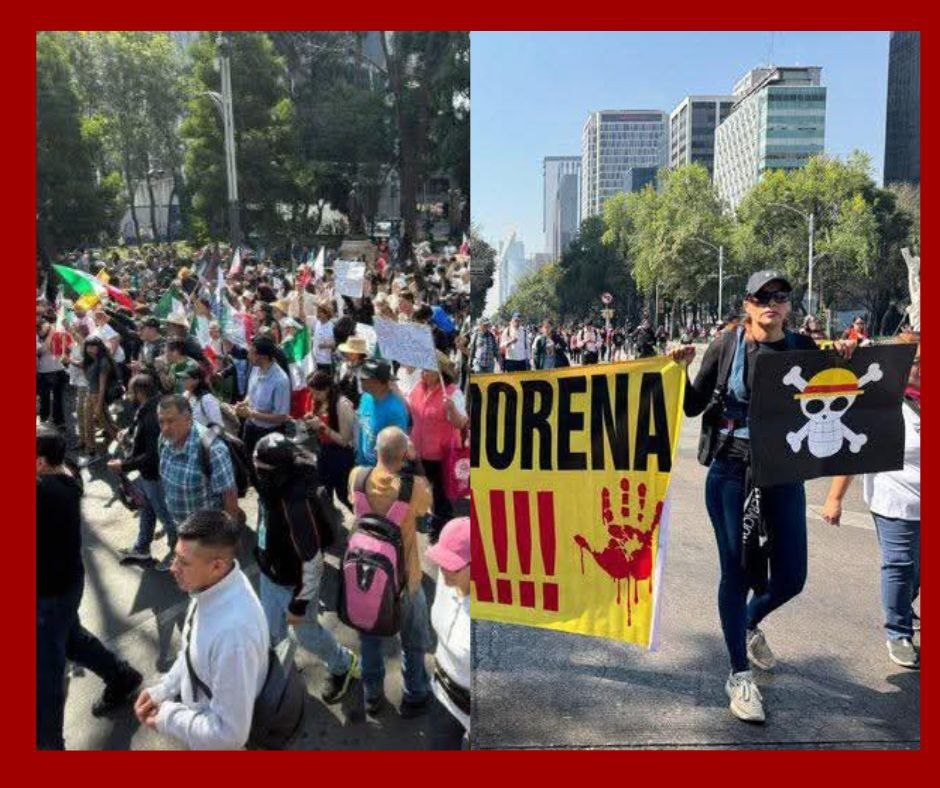 Movilización de la Generación Z en Ciudad de México exige reformas políticas y seguridad