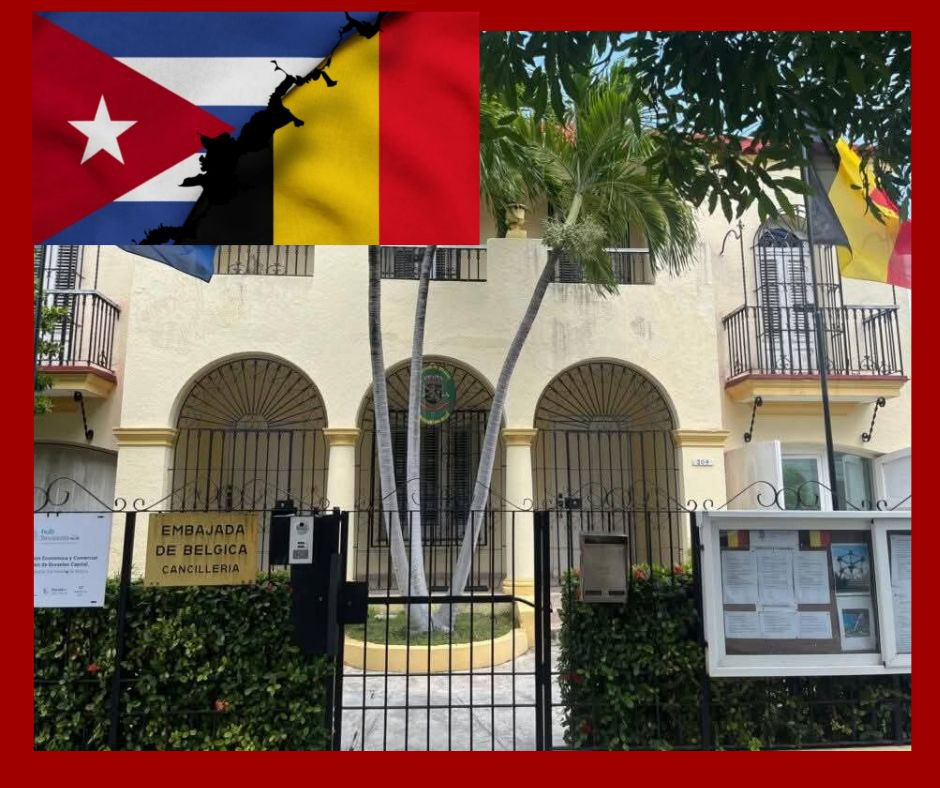 Embajada de Bélgica en La Habana cierra tras 123 años de presencia diplomática