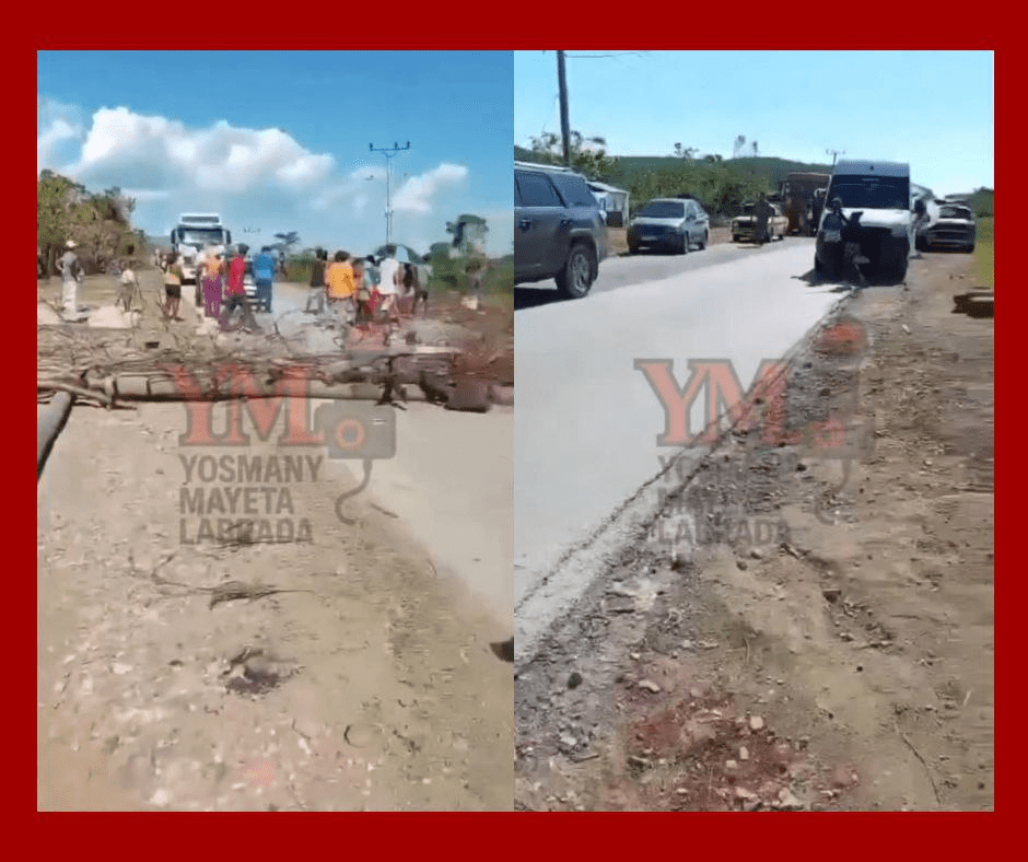 Protesta en Mar Verde Santiago de Cuba exige atención tras huracán Melissa