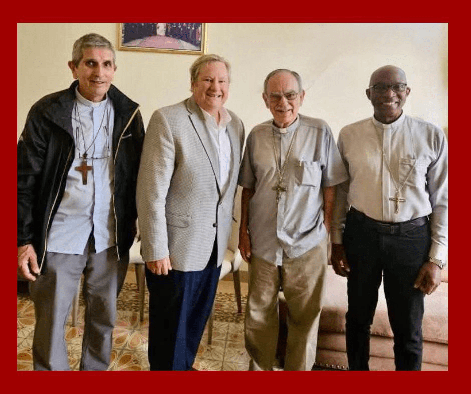 Embajador Mike Hammer coordina ayuda humanitaria en Cuba tras huracán Melissa junto a obispos católicos
