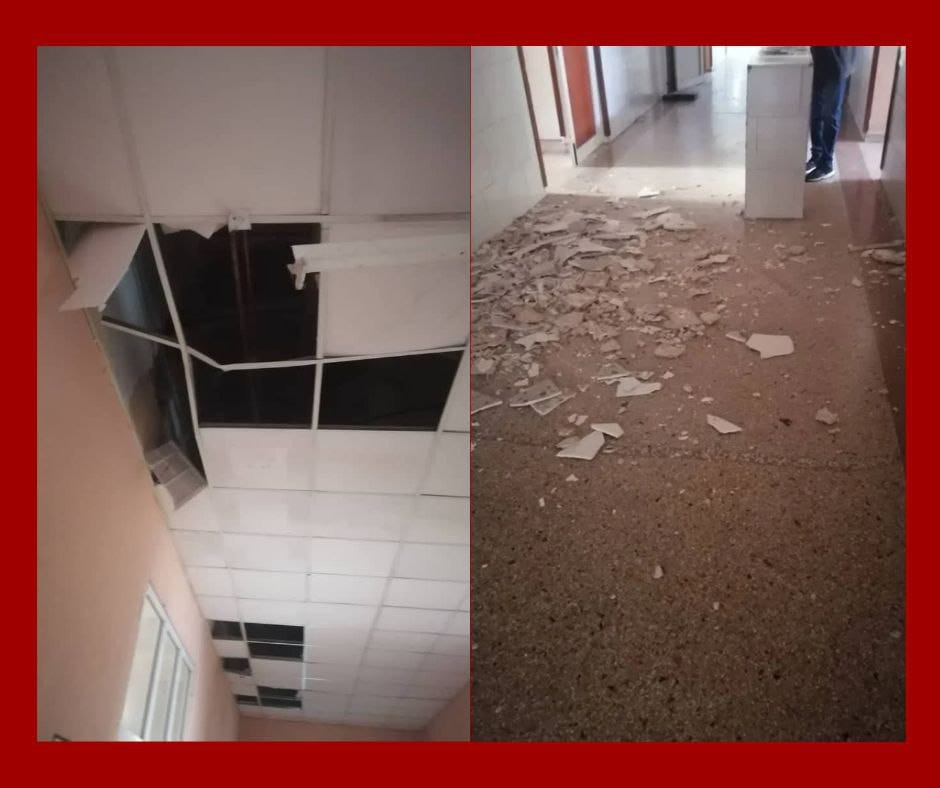 Derrumbe en el Hospital Calixto García evidencia crisis sanitaria en Cuba