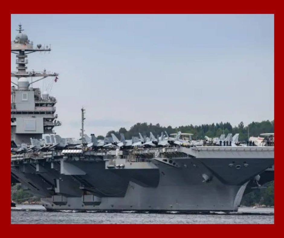 El USS Gerald R. Ford se incorpora al despliegue militar de EEUU en el Caribe