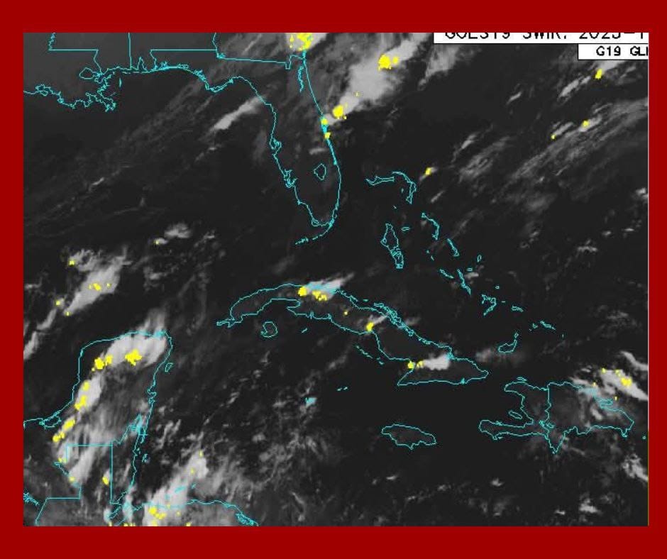 Alerta Meteorológica: Frente Frío se Aproxima al Occidente Cubano con Lluvias y Chubascos