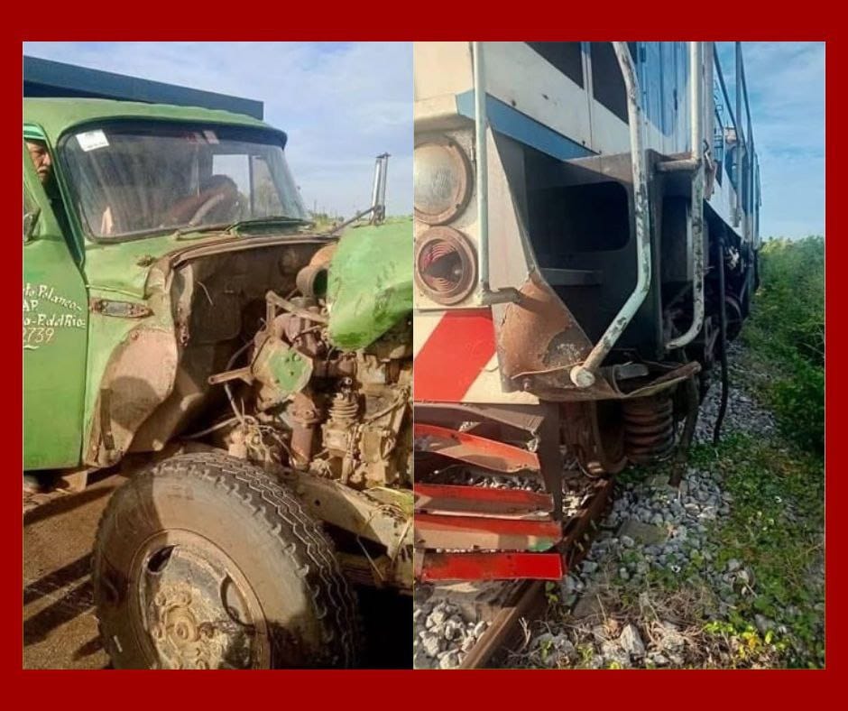 Grave Accidente en Artemisa: Tren Impacta Camión que Ignoró Señales